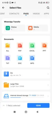 SHAREit - Connect & Transfer android App screenshot 0